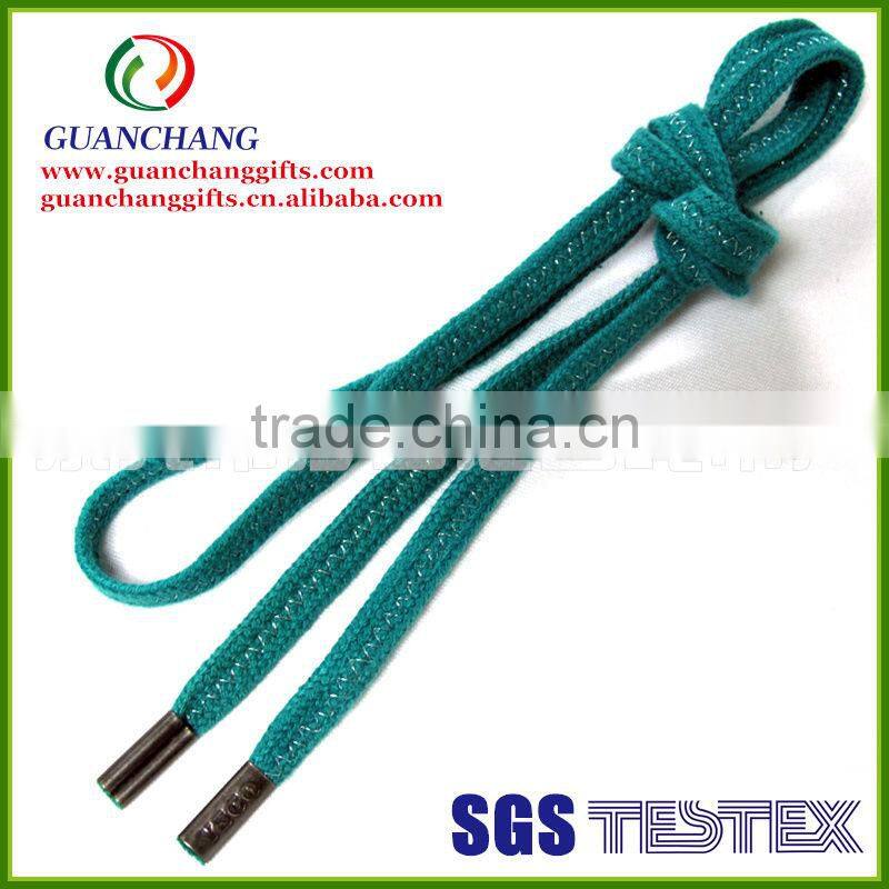 Factory custom polyester shoe lace whit special tips