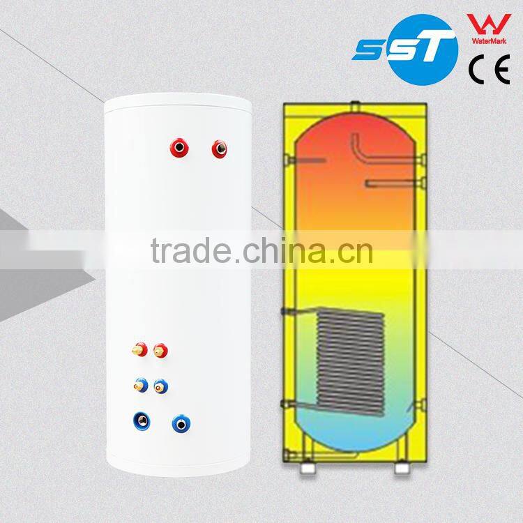 Duplex stainless steel design gas hot water cylinder