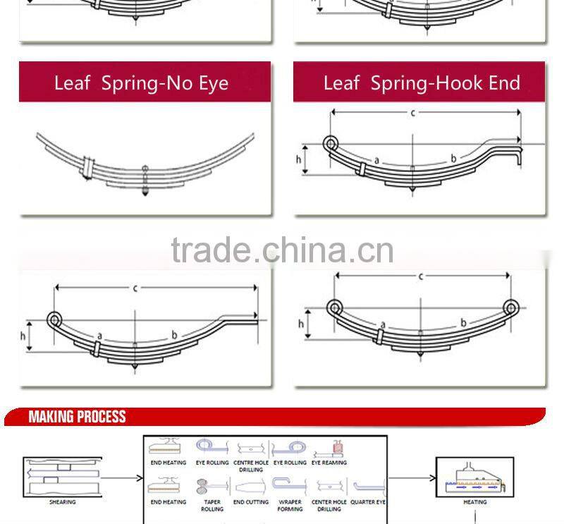 boat trailer small leaf spring