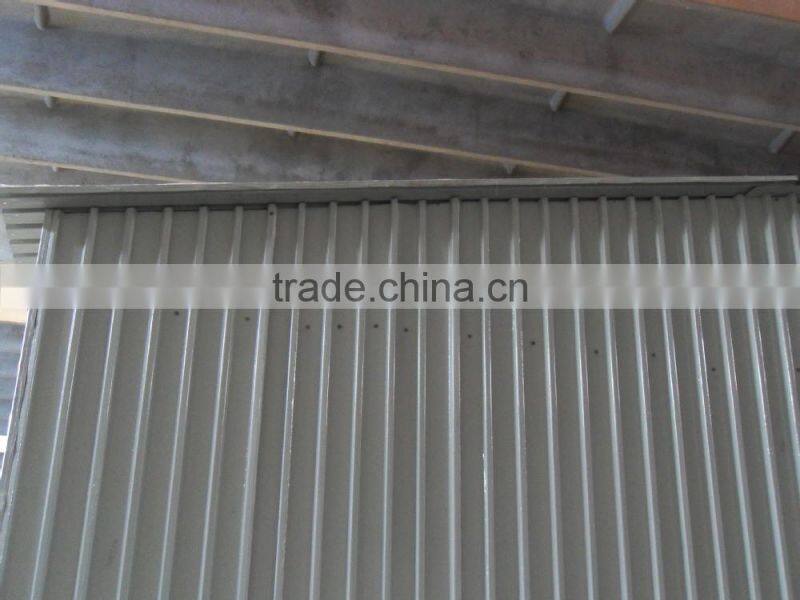 Metal garage with galvanized steel frame carport