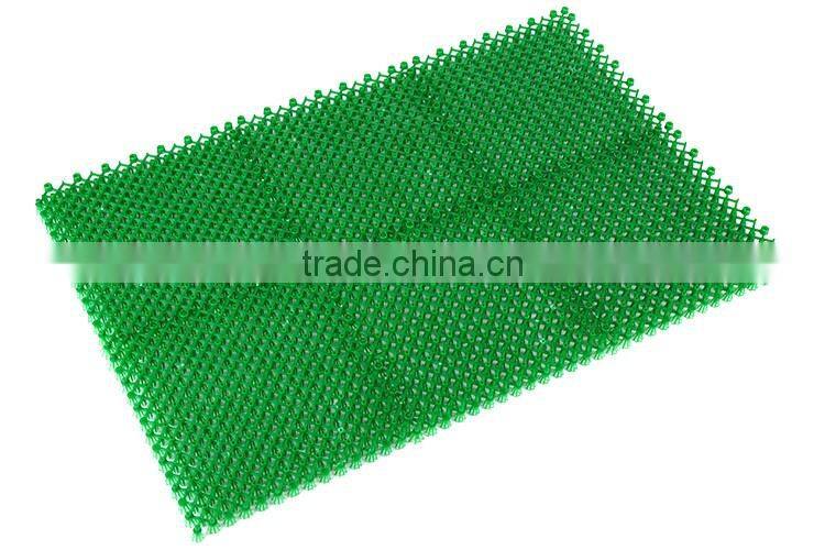 Yajieli injection PE chemical resistant UV stabilized recyclable entrance matting grass scraper mat