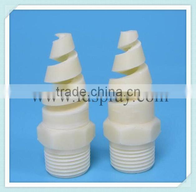 High quality material of Nylon SPJT full cone spiral jet nozzle