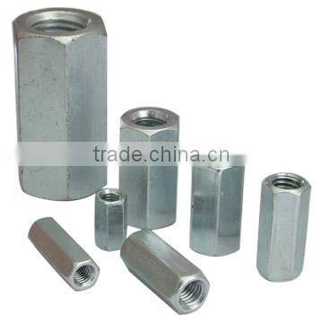 STAINLESS STEEL LONG NUTS ZP AND YZP DIN6334/HEX COUPLING