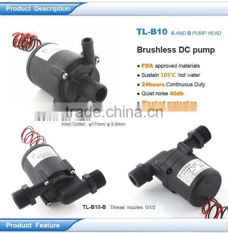 12V 24V DC Brushless Circulation truck air conditioning system pump