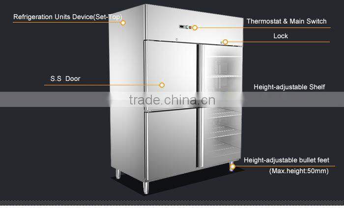 4 Doors Commercial Refrigerator Models/Made In China Refrigerator