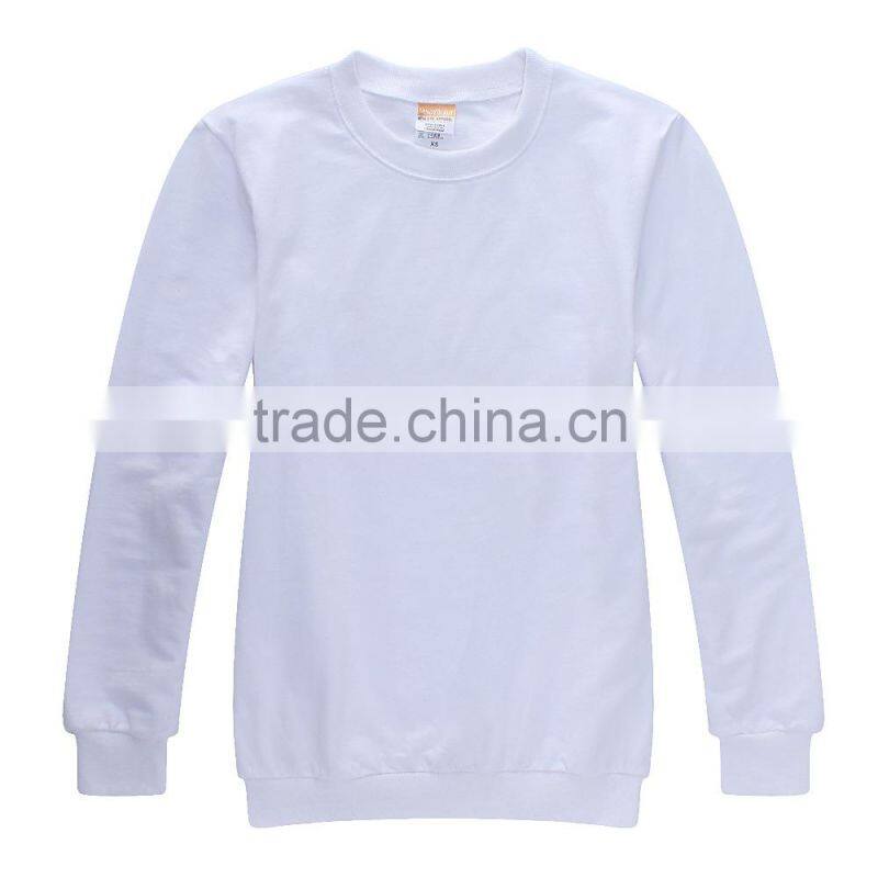 Newest Wholesale 100% Cotton Long Sleeve Sublimation Sweatshirt for Men/Wemen/Child