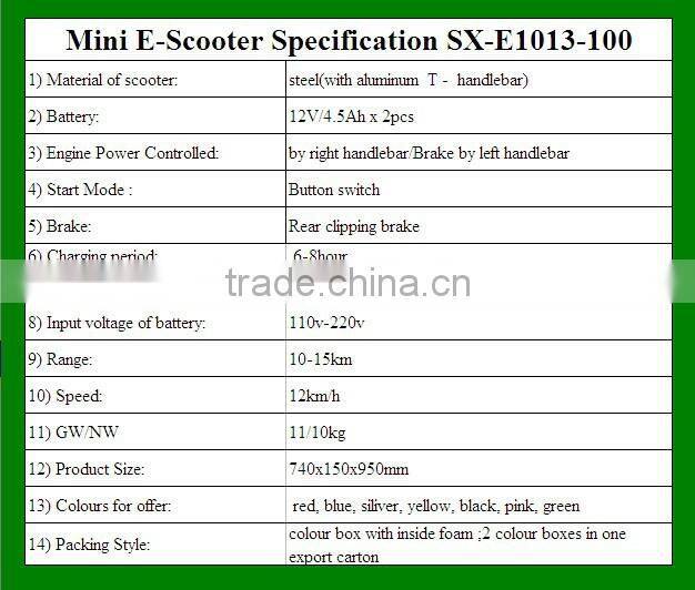 Kids electric scooter for sale