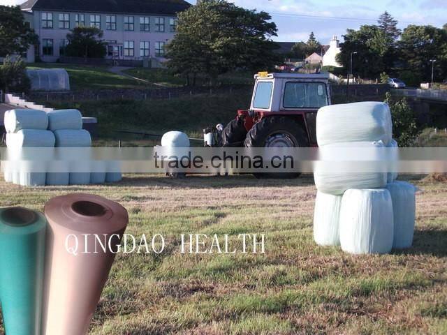 black ,green, white silage wrap stretch film