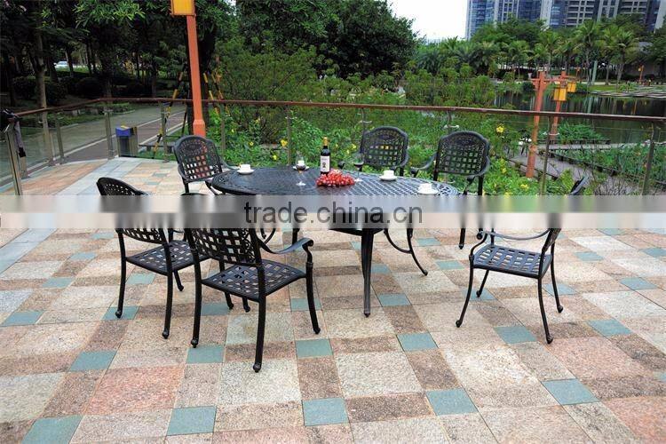 Oval Table Cast aluminum outdoor furniture for project