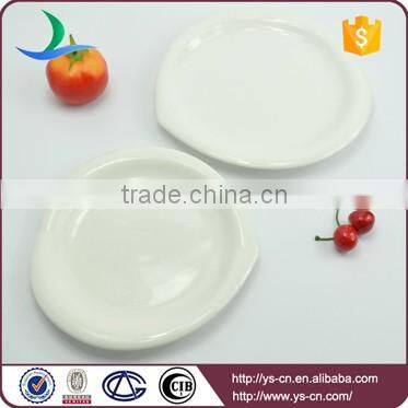 Wholesale peach heart luxury porcelain dinner plate
