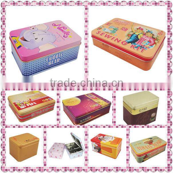 Empty PVC tin can for food use