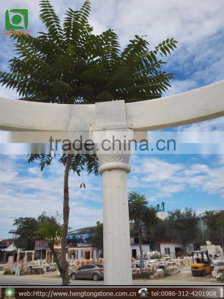 Hot Sale Marble Gazebo For Garden Decoration