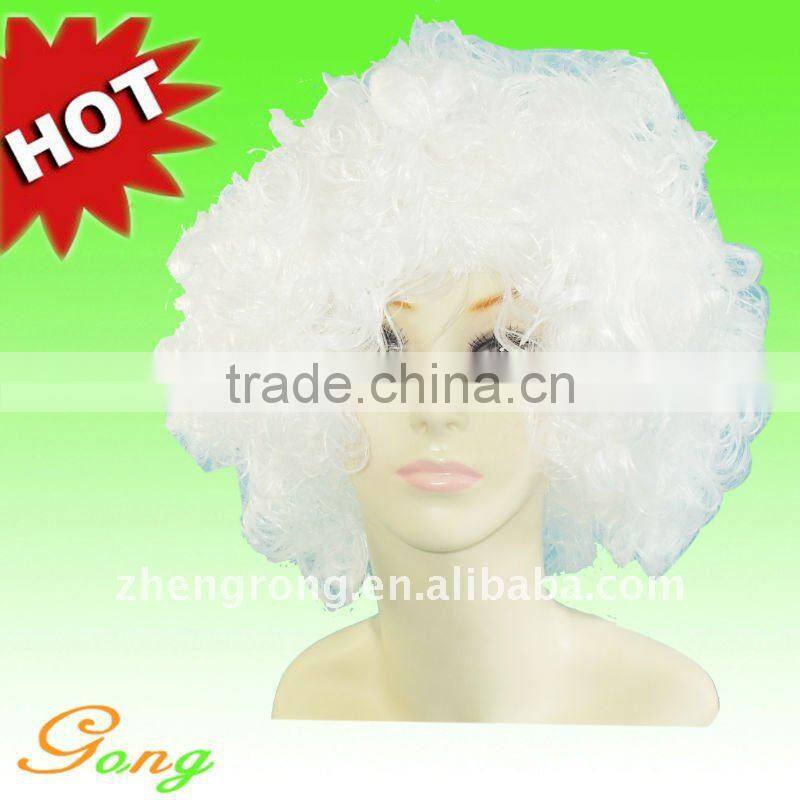 2012 fashion Cosplay Costume Ball Periwig Curl human hair wig