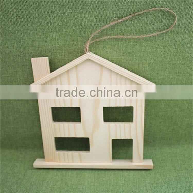 roomshaped wood craft toy for key