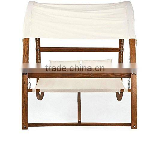 Outdoor Patio Swing With Canopy