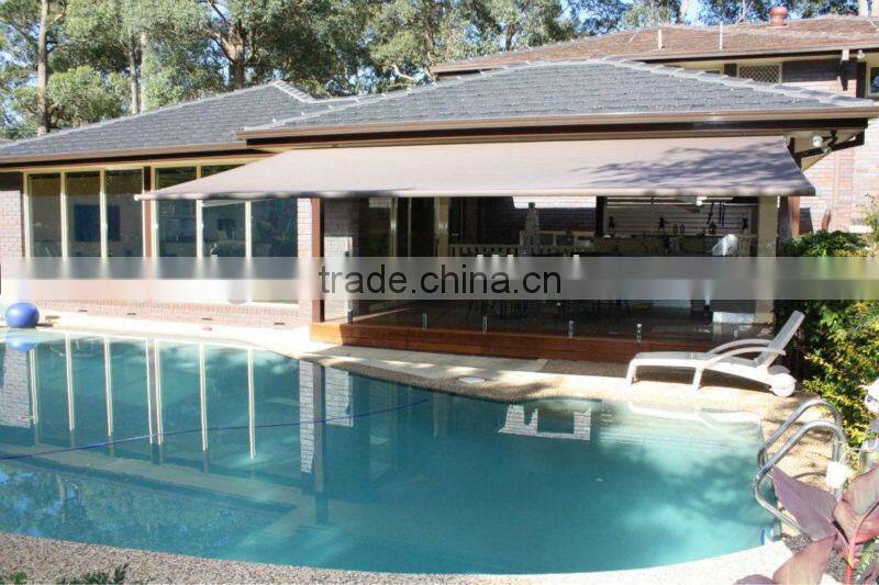 2014 hot sale Full-cassette retractable electric sunroof awning