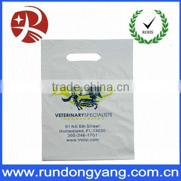 die cut bag for clothe and cap shopping