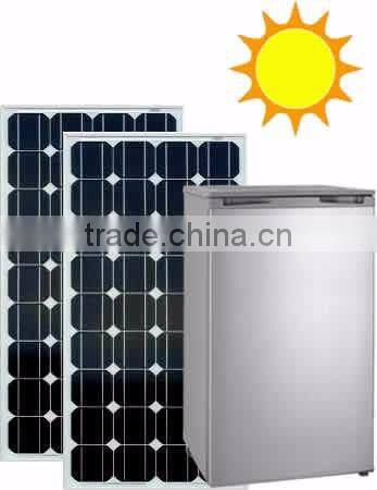 100L Integrated Solar Refrigerator with Built-in Lithium Battery