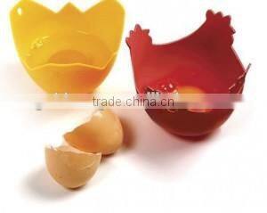 Single cup 100% food grade silicone egg cooker