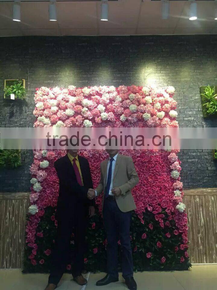 new design plant wall interior decor wall factory artificial succulent wall