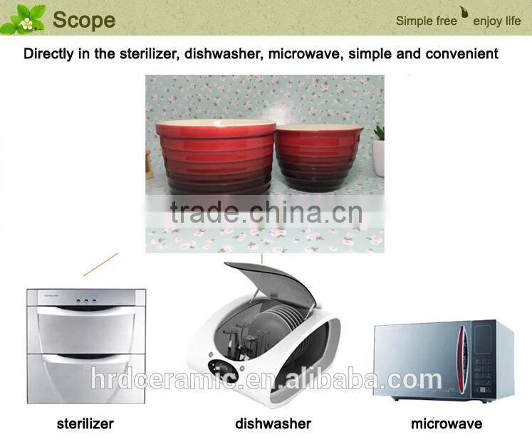 Stocked Kitchenware Bakeware Bowl ,ceramic soup bowl for microwave oven