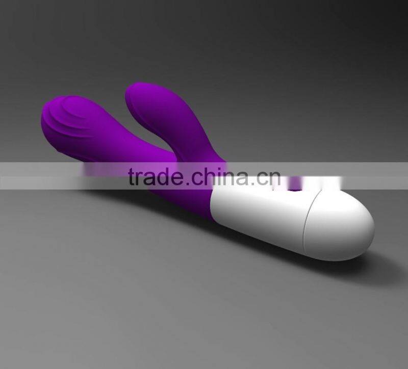 Silicone vibrating rod sex toy