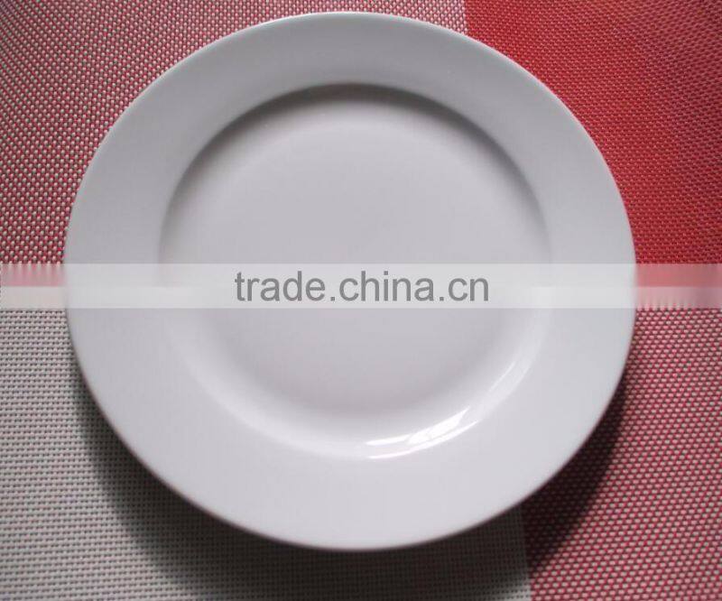 2017 China ceramic white dinner plates for sale