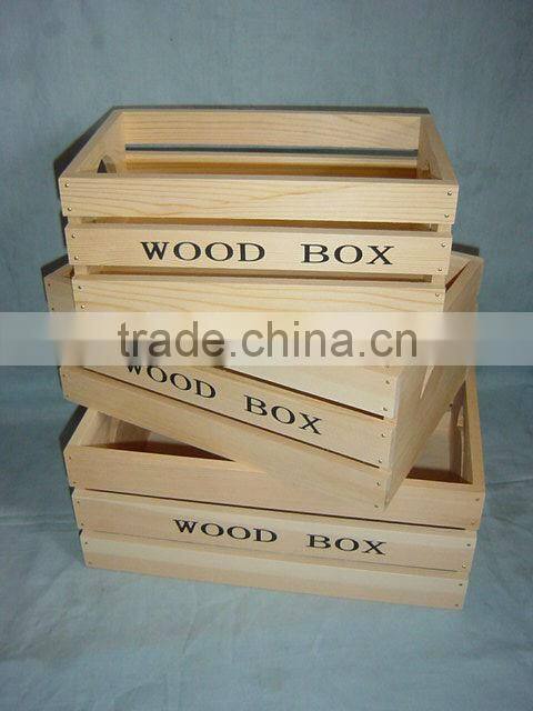 small wooden crates wholesale
