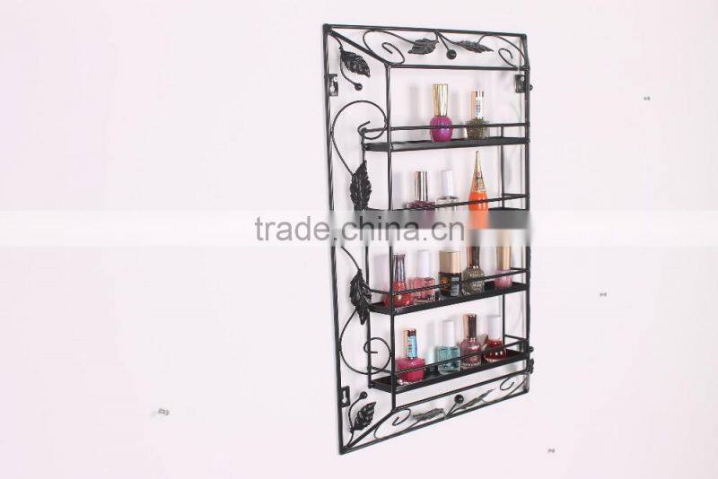 New product floor standing display shelf metal nail polish rack