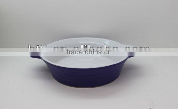 BT5-SD09V stoneware 2tones 1.2L baking dishes