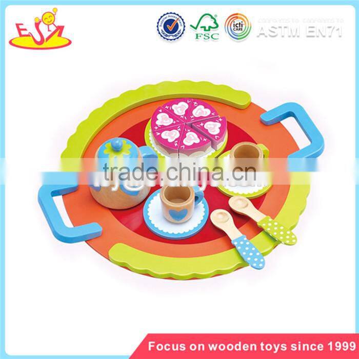 Wholesale pretend wooden cutting cake toy play fun beautiful kids wooden cutting cake toy W10B068
