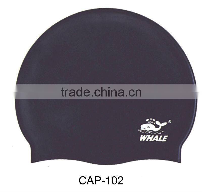 2016 Popular silicone swim cap,cheap waterproof swimming cap(CAP-100)