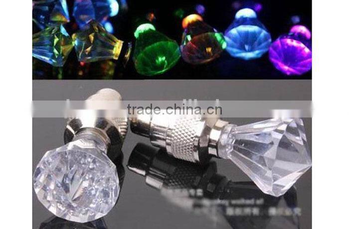 Diamond wheels valve mouth bicycle lights