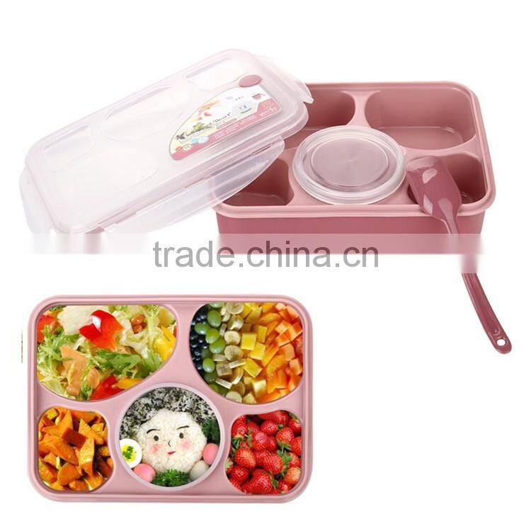 Plastic Lunch Box Food Container Bento Lunch Box