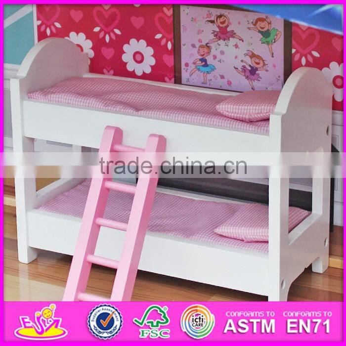 2016 new design children home play toy model wooden doll house kits W06A214