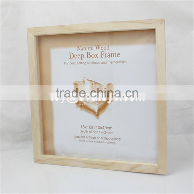 Wholesale home decoration black wooden cheap picture frames W09A006