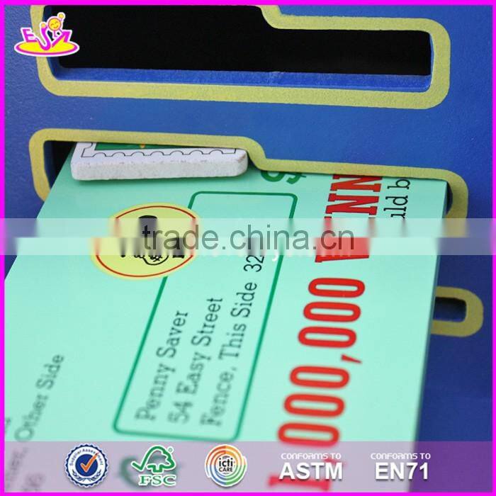Best design educational toys wooden mail box toy for kids W10D122-S