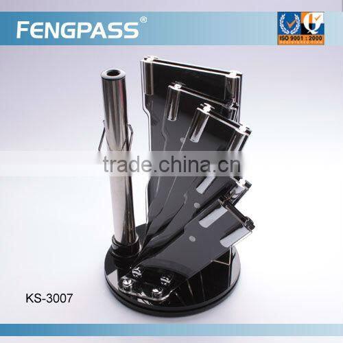 High quality plastic knife block(476-503-554)