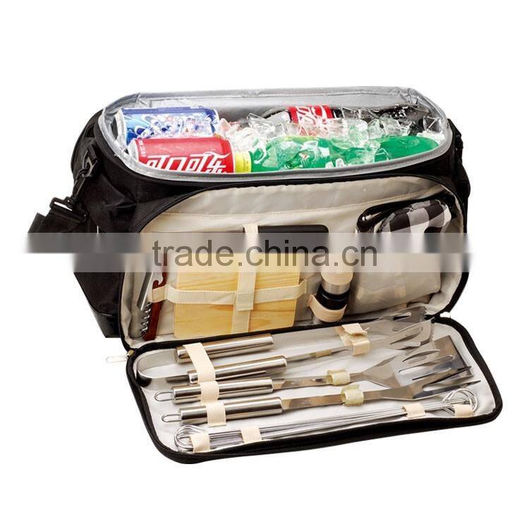 5pcs BBQ set with TPR coating handle