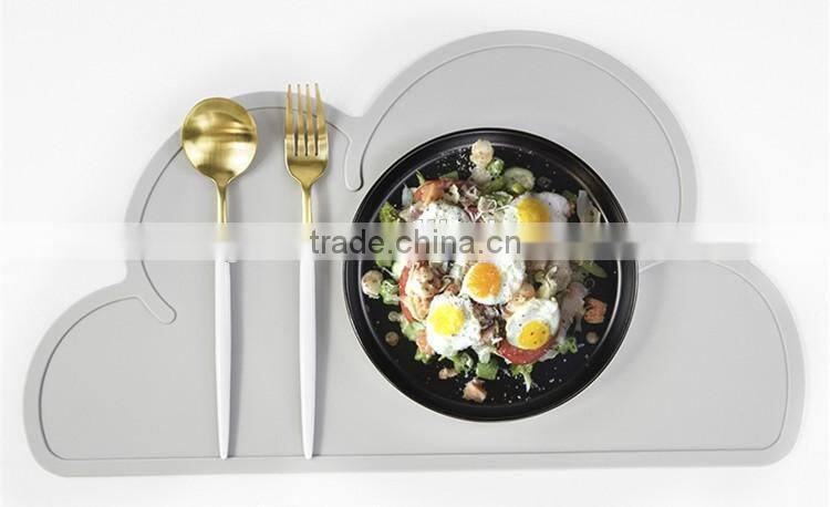 Non-slip Diner Portable Placemat Silicone Baby Eating Mat