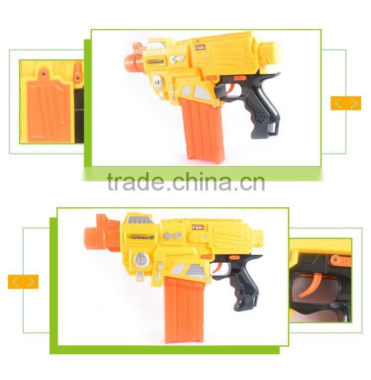 Popular kids play electric toy rubber game soft bullet gun