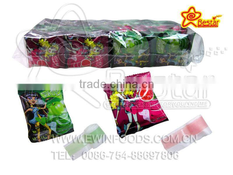 Vitamin C Fruity Flavor Gummy Roll Candy