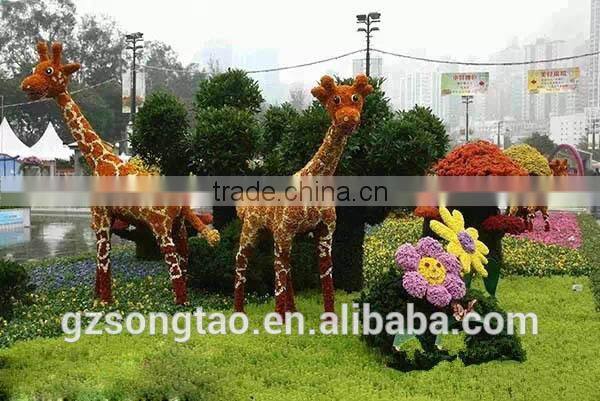 Artificial Grass Animal / Fake Topiary Animal/Grass Shaped All Kinds of Fake Animal High
