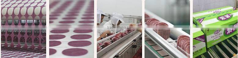 Baked purple potato crisps palatable