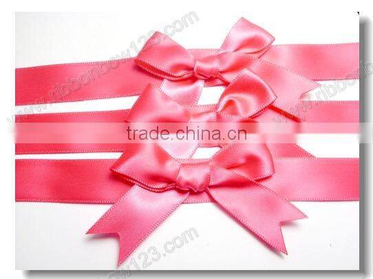 Flat bow knot striped grosgrain ribbon
