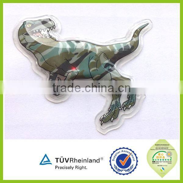 Promotion clothing decoration inflatable cloth led light patches
