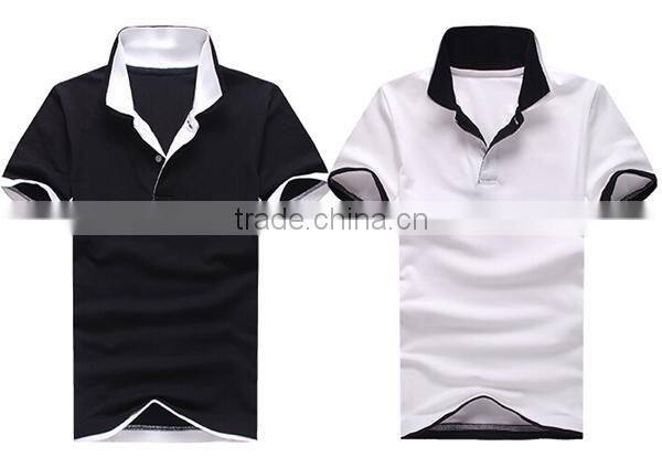 2016 fashionable 200 gsm pique colorful polo shirt design with combination