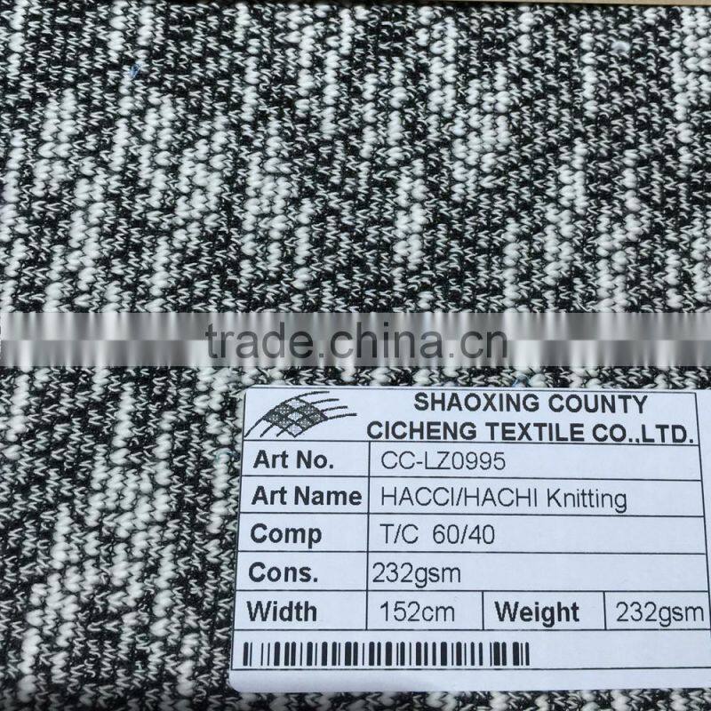2018 professional supplier from shaoxing china hachi knitted fabric