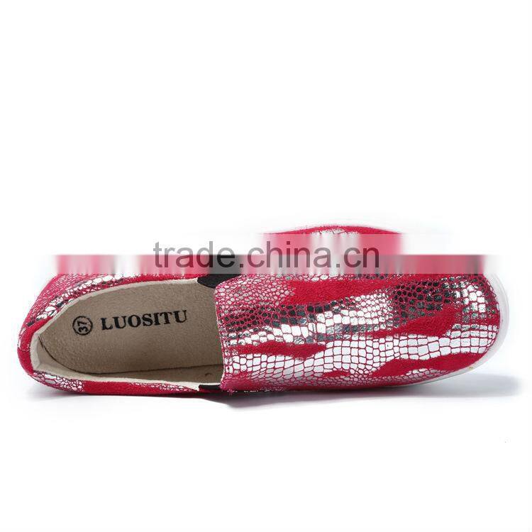 new style high quality loafer dress shoes women casual sneakers, adults fashion casual shoes sample for women made in china