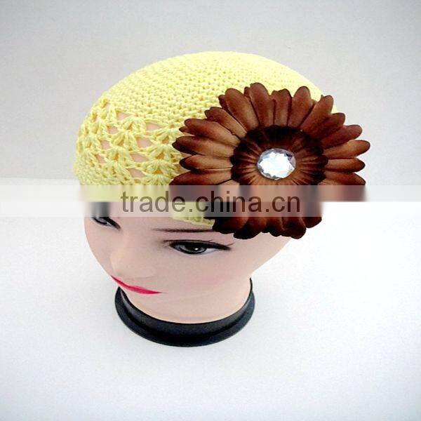 Soft newborn kids hats to decorate